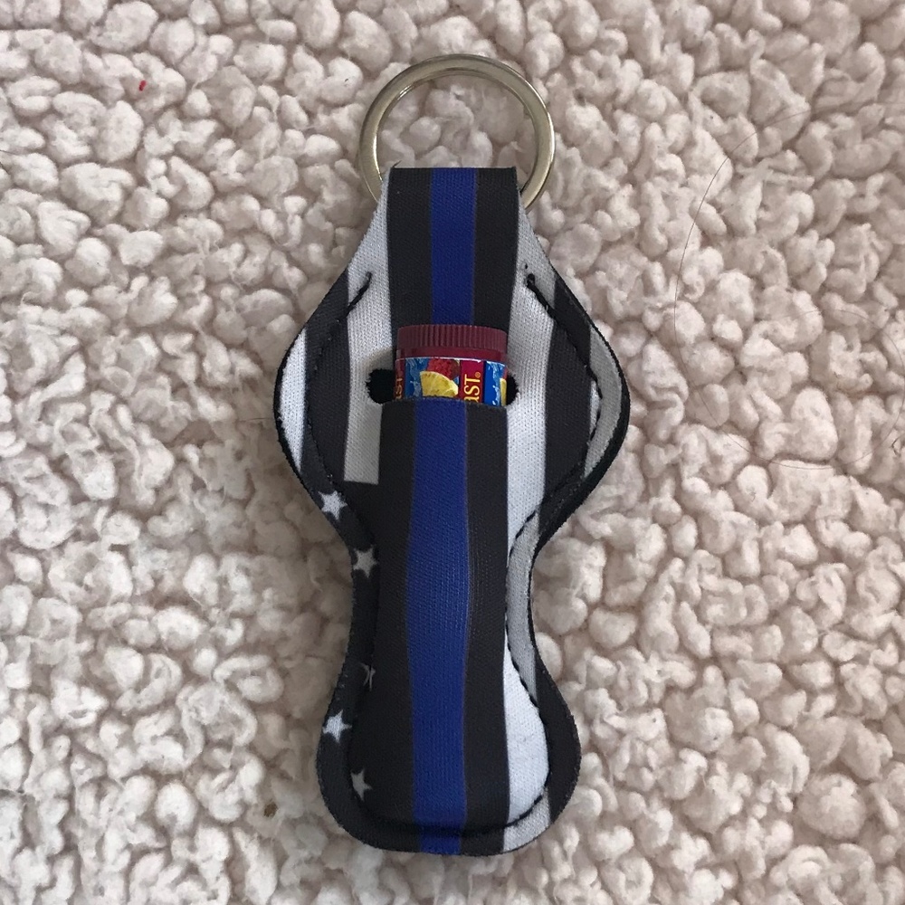 Chapstick Holder Keychain NWT